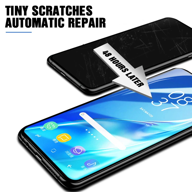 20D полное покрытие Гидрогелевая пленка для Samsung Galaxy S10 S9 S8 Plus S10E Note 8 9 не стекло