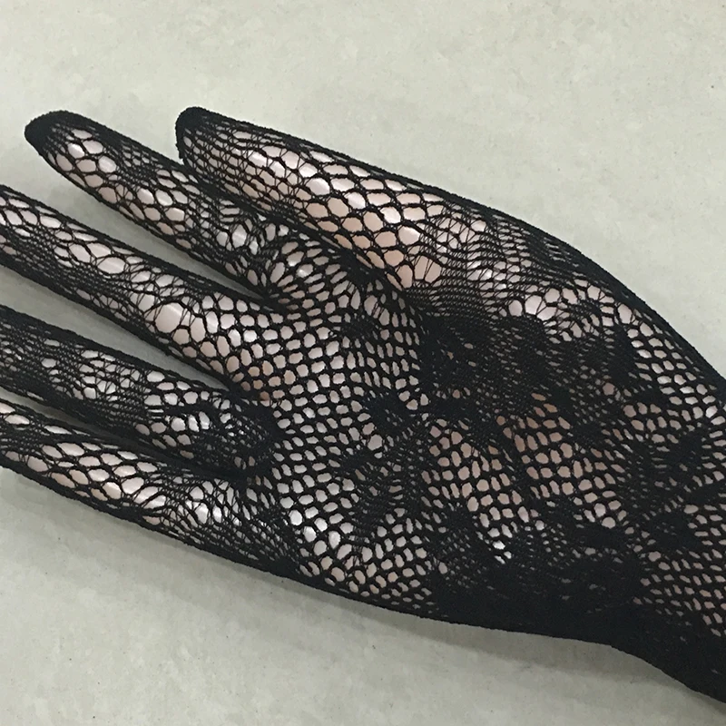 Сексуальные прозрачные кружевные эластичные перчатки рукав для невесты