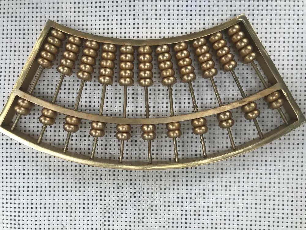 

Китайская медная статуя ручной работы, статуя Абака, фэн-шуй, статуи Абака для украшения дома