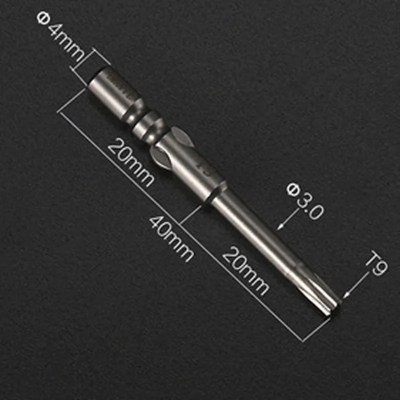 11 шт. отвертка Torx Бит 800 4 мм хвостовик Магнитная электрическая отвертка для ручных инструментов постоянного тока T1-T15