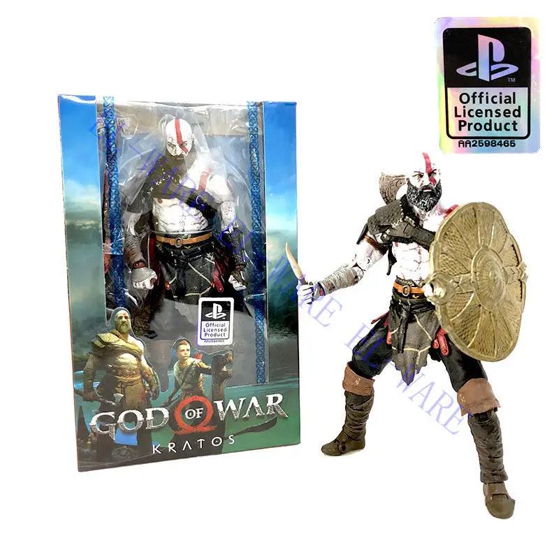 7 дюймов NECA Оригинал 2018 God of War 4 Ultimate Kratos &quotПВХ фигурка игрушка Съемная Модель