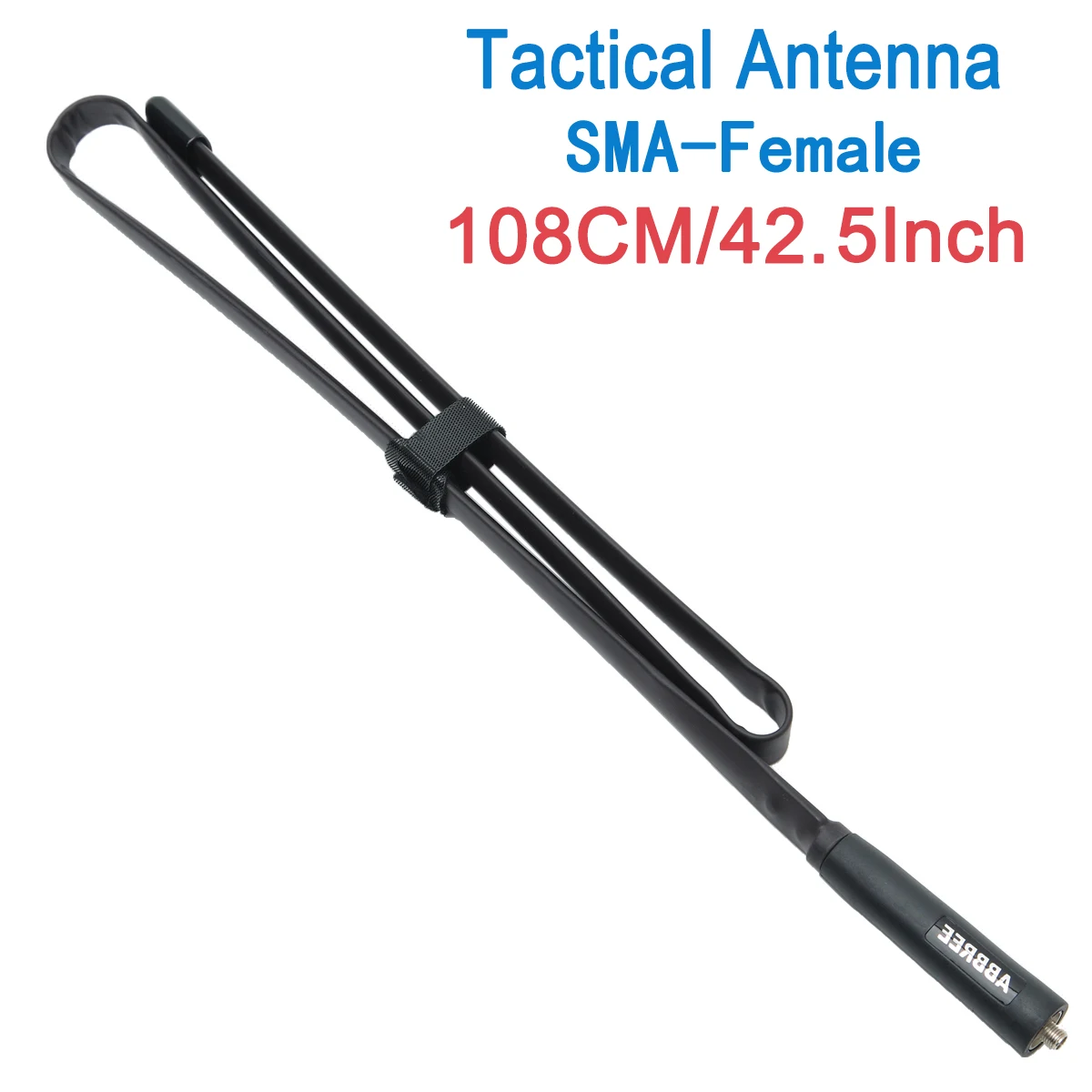Складная армейская CS тактическая SMA Female VHF UHF двухдиапазонная антенна ABBREE для