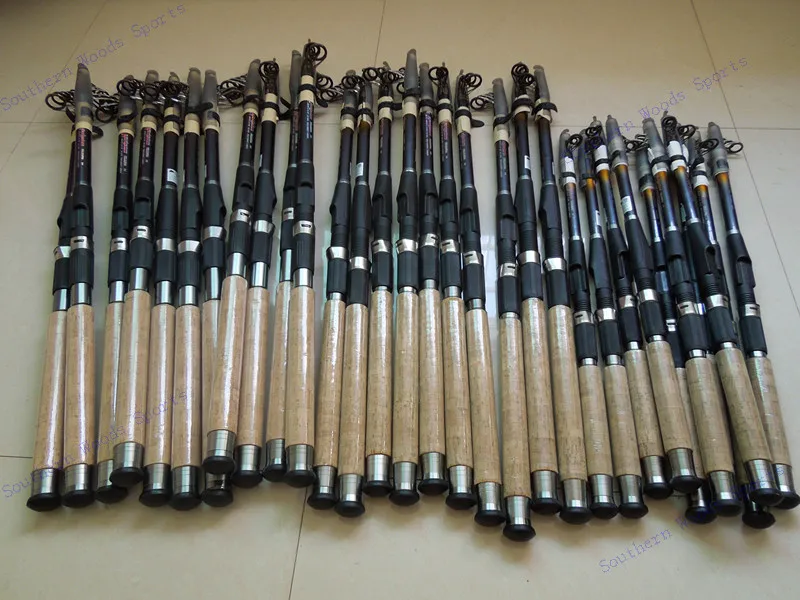 GW 2 7 метровая рыболовная удочка спиннинговая катушка Удочка из углеродного