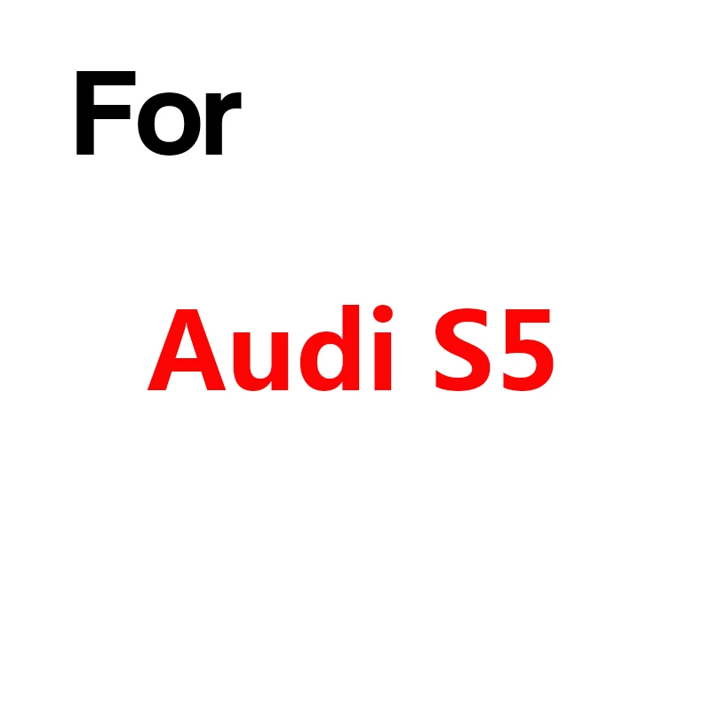 Buildreamen2 автомобильный чехол для Audi 90 A1 A3 S7 S6 S5 Авто наружный закрытый анти-УФ Защита от солнца, дождя, снега устойчивый к царапинам чехол - Название цвета: For Audi S5