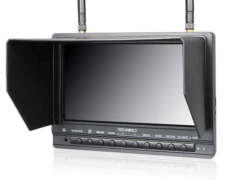 FEELWORLD pvr733 7 дюймов FPV системы Мониторы с DVR Funtion и двойной 5.8 Г 32CH разнесенного