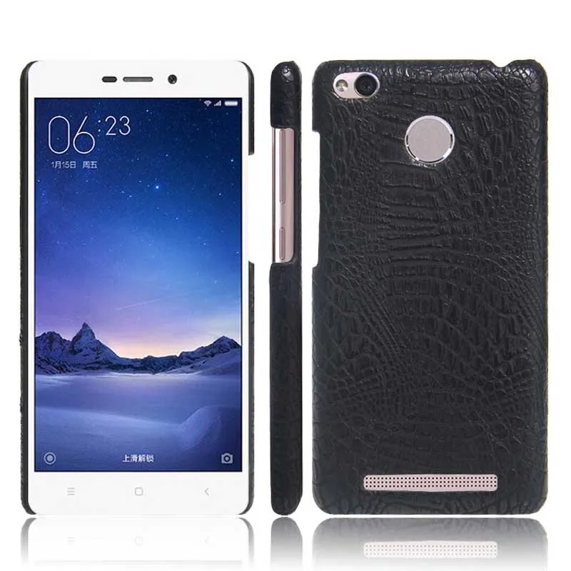 Чехол для Xiaomi Redmi 3 S роскошный чехол накладка из крокодиловой кожи аллигатора 3Pro