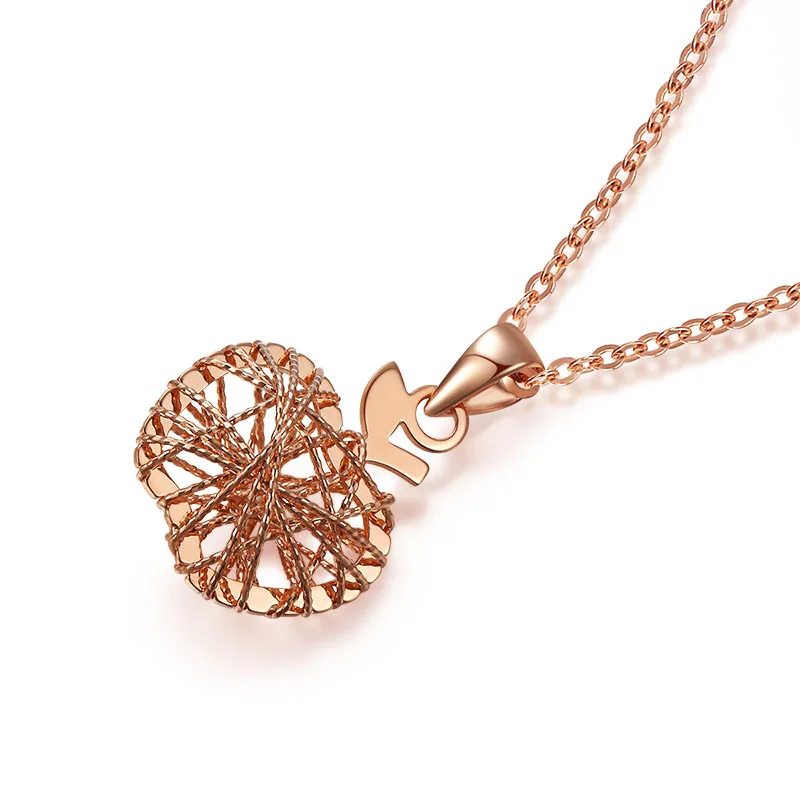 Рождественский подарок ювелирные изделия ожерелье из 18-каратного золота в форме