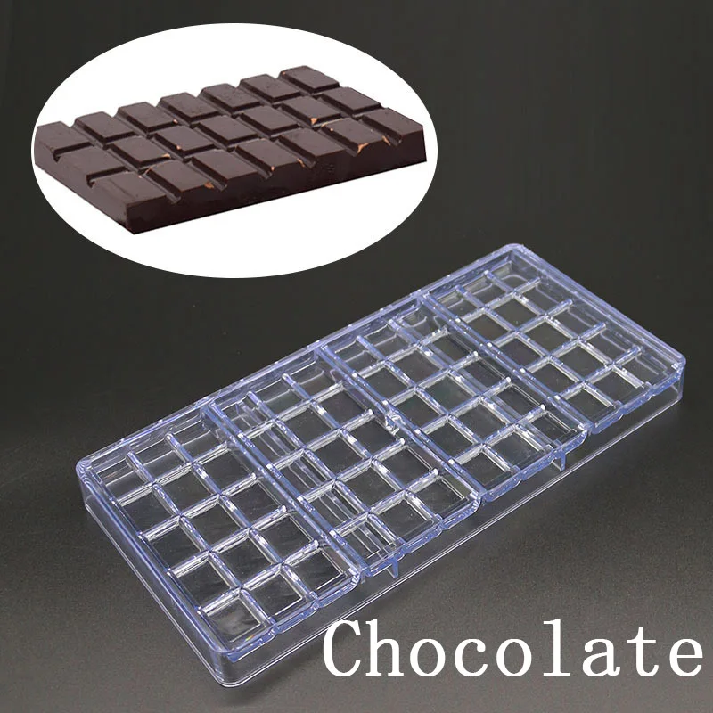 Chocolate 21 Grids Multiple Styles Chocolate Mold Polycarbonate High Quality Chocolate Mould Candy Mold Baking Tools - Цвет: Chocolate