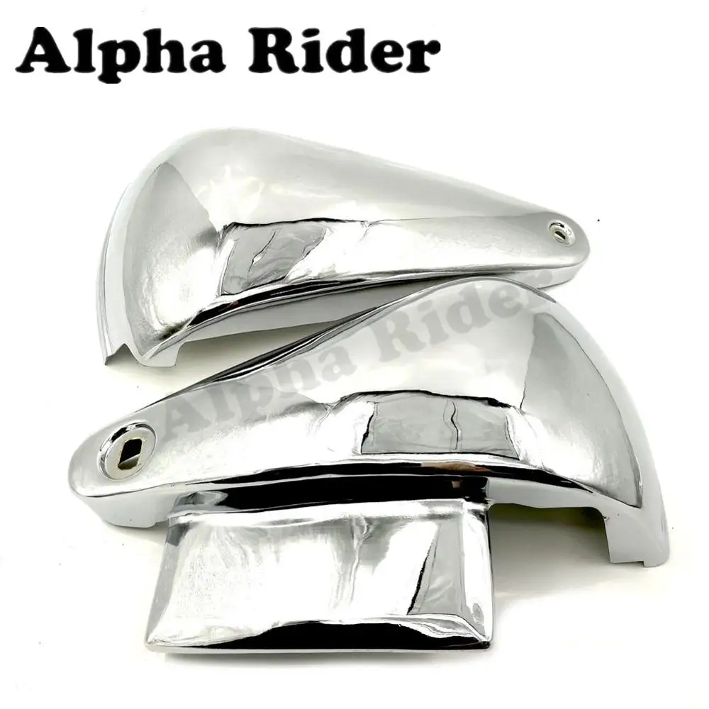 Motorcycle Battery Side Covers Frame Guard Fairing Protect Chrome for Kawasaki Vulcan 400/800 VN400 VN800/A/B/E Classic Drifter |