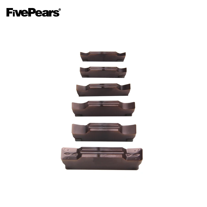 FivePears 10 шт. MGGN150/200/250/300/400/500 пазовой фрезы из карбида вольфрама вставки, токарный инструмент токарный станок с ЧПУ отрезки и канавочный резец