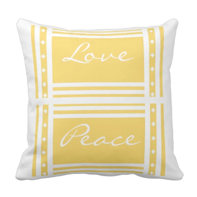 Inspirational Faith, Hope, Love, and Peace pillow case