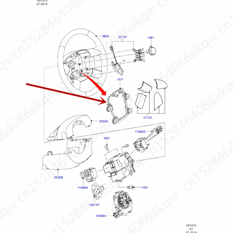 Кронштейн автомобильного рулевого колеса 2005Fo rd для cus2005 рулевое колесо подушка