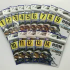 Рыболовные крючки с зазубриной, ульсветильник, длинная ручка, заостренные, прочный рыболовный крючок криво заточенные, для ловли карпа