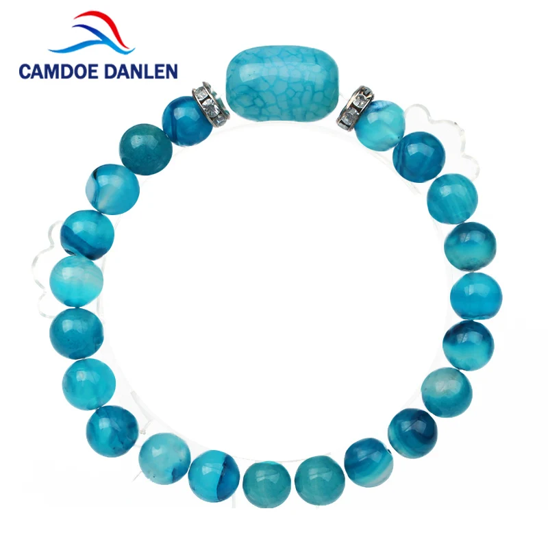 Женский пляжный браслет из натурального камня 8 цветов 2017|strand bracelets|natural stone