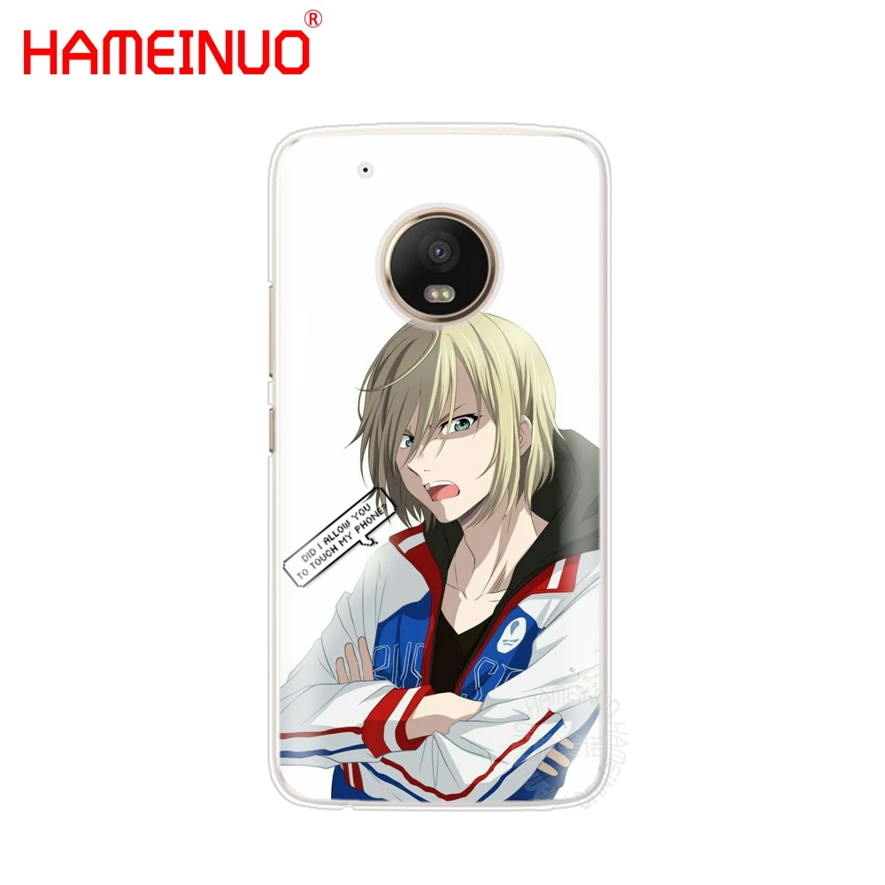 HAMEINUO yuri on ice history maker чехол для Motorola Moto X4 E4 C G6 G5 G5S G4 Z2 Z3 PLAY PLUS|Бамперы| |