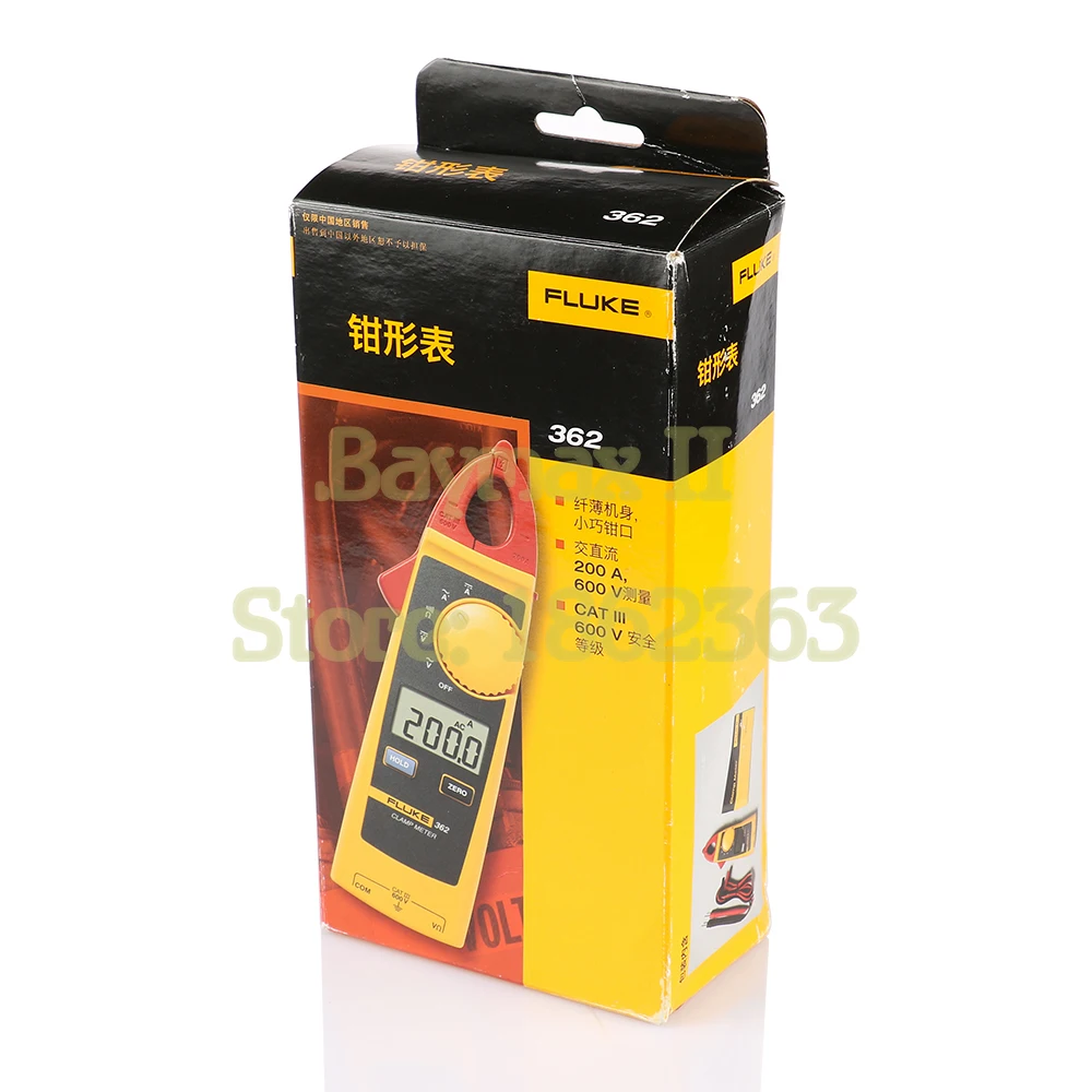 Цифровой зажим FLUKE 362 AC/DC 200A с базовыми функциями для измерения напряжения