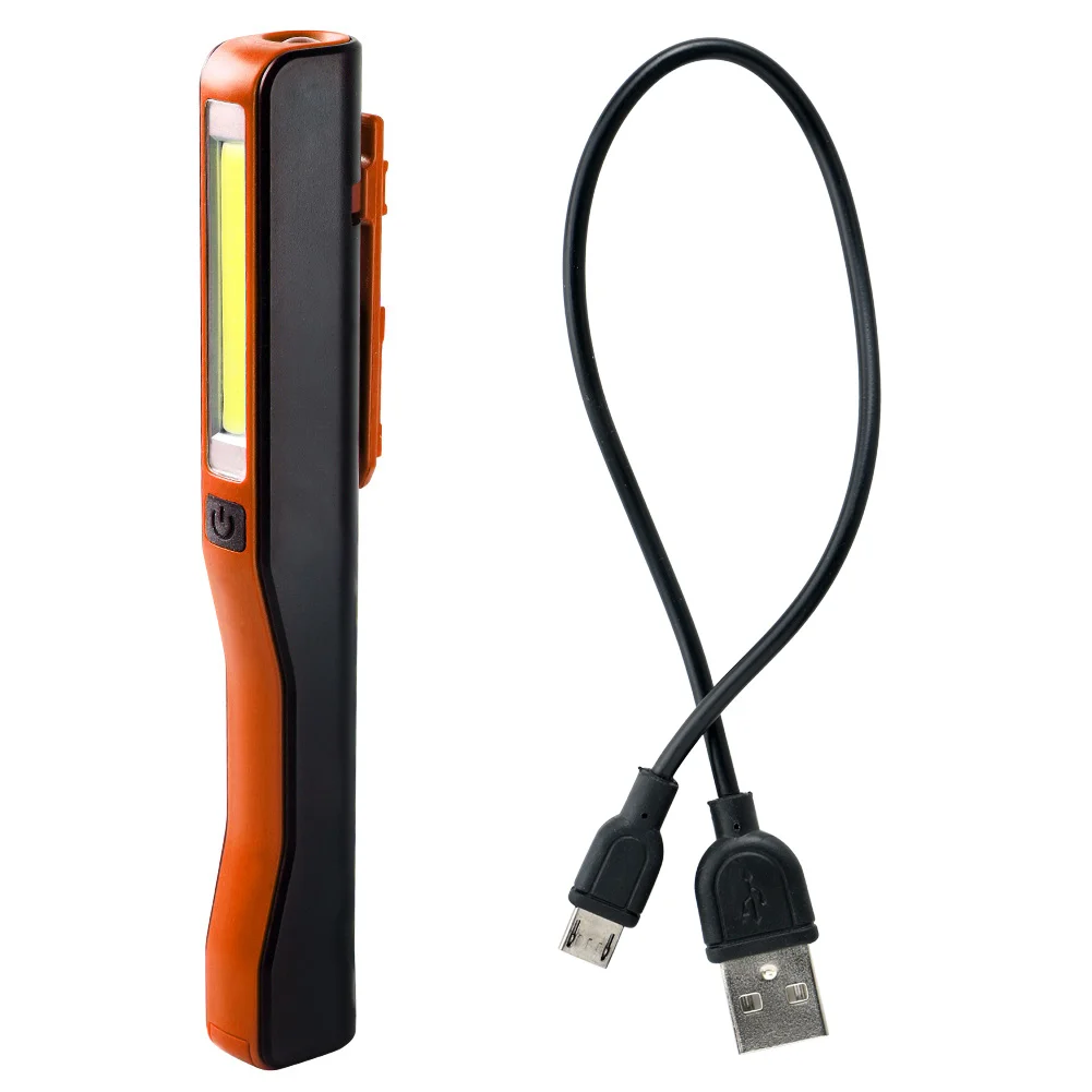 USB перезаряжаемая портативсветодиодный светодиодная вспышка COB магнитная ручка