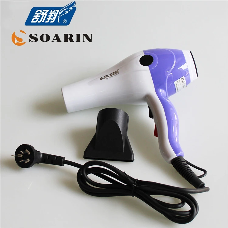 SOARIN Small Appliances Professional High-Power Constant Temperature Hair Dryer Purple Home Hot/Cold Air Blower Hair Dryer Motor