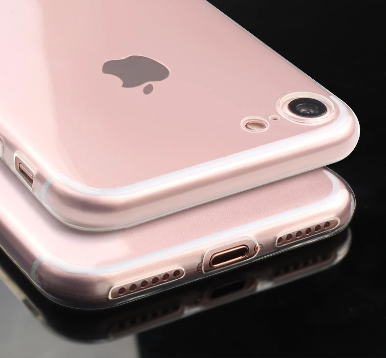 TOBOCLOO тонкий прозрачный мягкий гелевый Чехол для телефона из ТПУ чехол Apple iPhone 5 5S 6