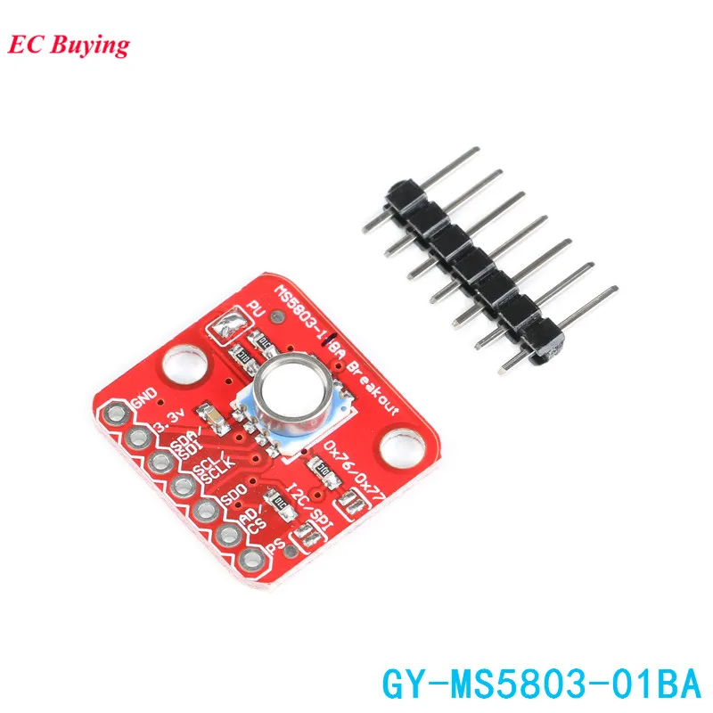 

MS5803 MS5803-01BA Sensor Module Waterproof High Precision Fluid Liquid Gas Pressure Temperature Sensors IIC I2C/SPI MS5803 01BA