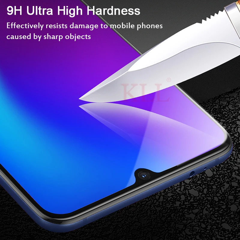 KLL 9H полное покрытие закаленное стекло для OPPO R17 R15 Высококачественная Защитная