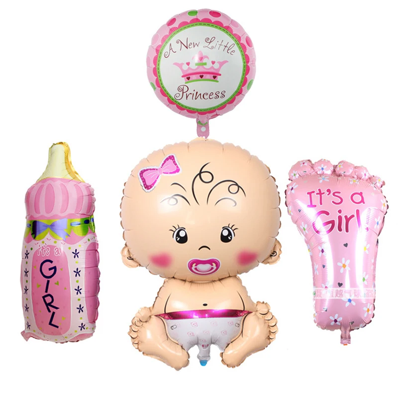 4 шт./компл. мультяшный воздушный шар из фольги для детей и мальчиков девочек на