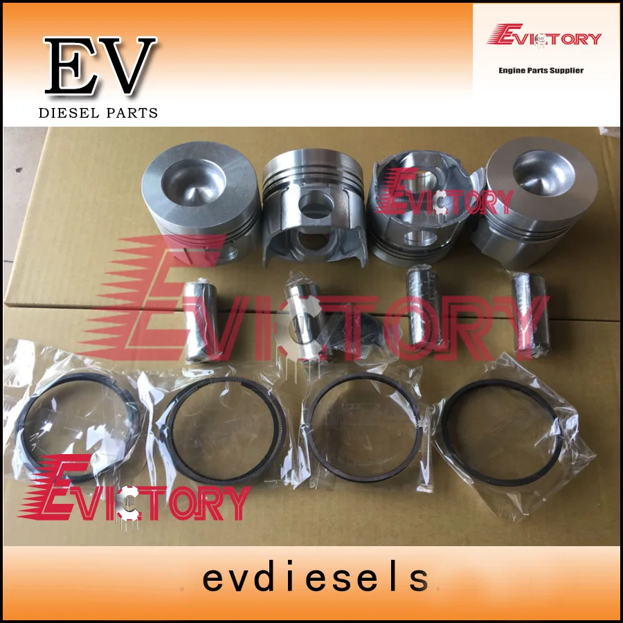 

Evictory Engine rebuild kit for yanmar 4TN82 4TNE82 4D82 piston piston ring and full gasket kit