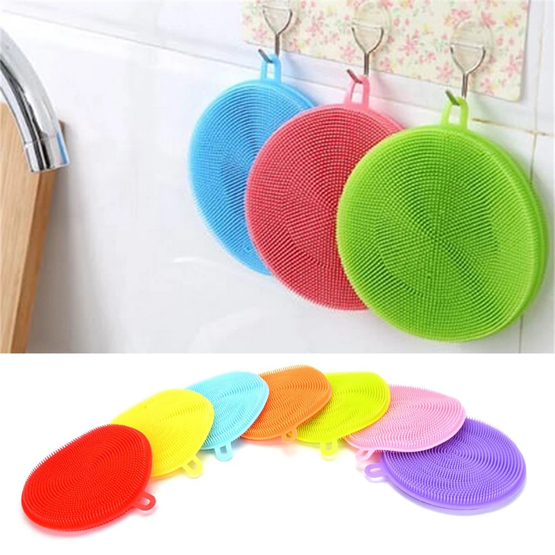 Многофункциональные Волшебные силиконовые губки для мытья посуды мочалки