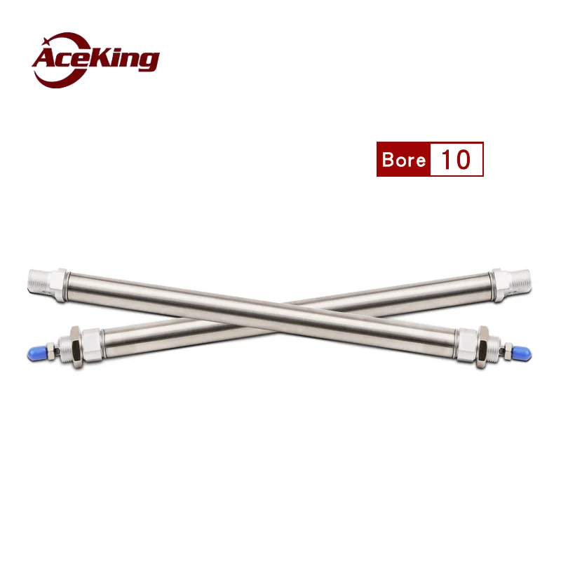 Мини-цилиндр из нержавеющей стали MI10 × 25/50/75/100/125/150 sca-u-cm MIC16 с буфером MI10-25SCA MI10-50SCA