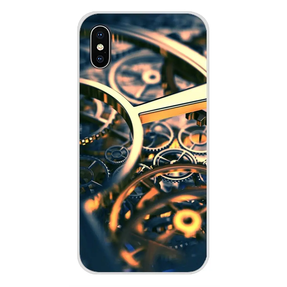 Для Xiaomi Mi4 Mi5 Mi5S Mi6 Mi A1 A2 5X 6X 8 9 Lite SE Pro Max Mix 2 3 2S механические шестерни стимпанк