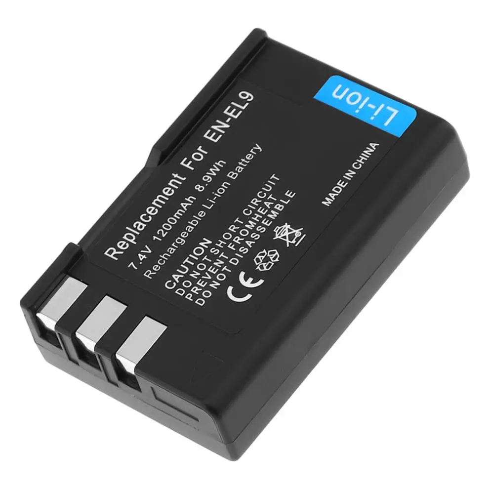 7 4 V 1200mAh EN EL9 EL9A литий ионная аккумуляторная батарея для цифровой камеры подходит