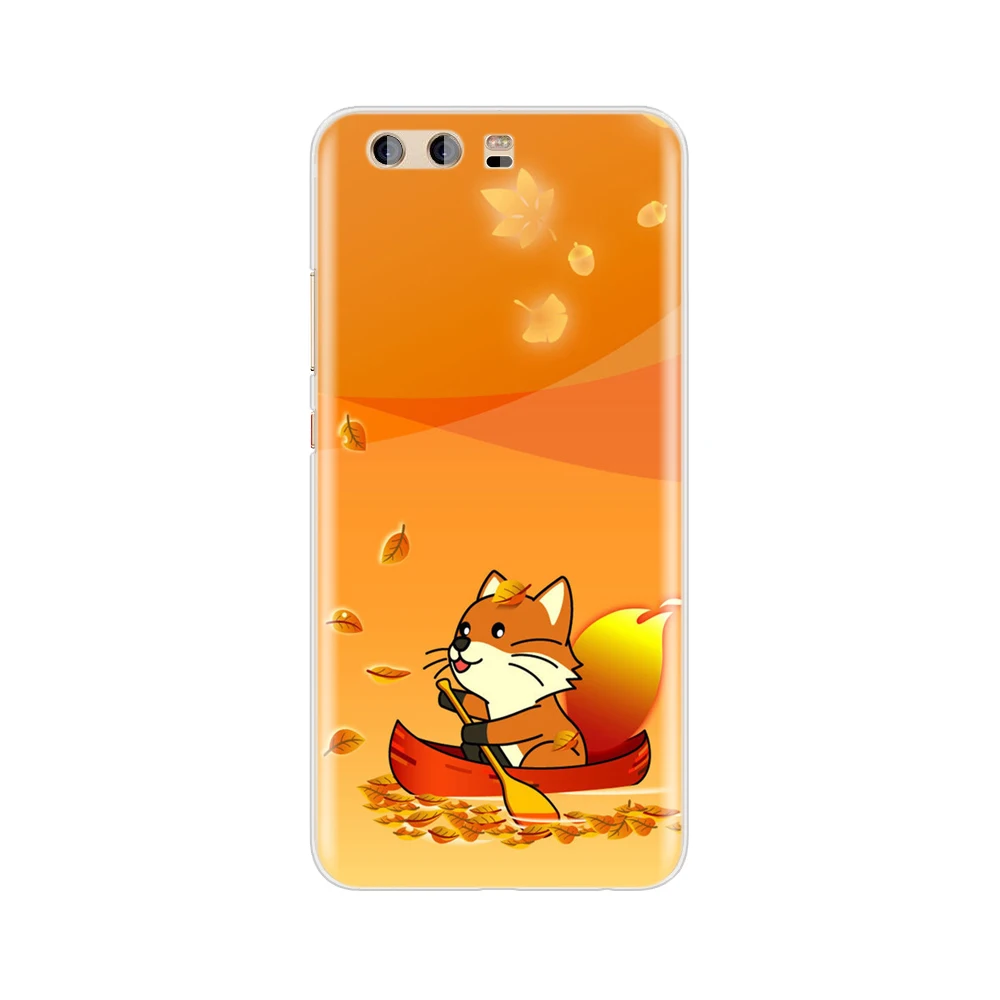 HAMEINUO sly fox чехол для телефона с милыми животными huawei Ascend P7 P8 P9 P10 lite plus G8 G7 honor 5C 2017 mate