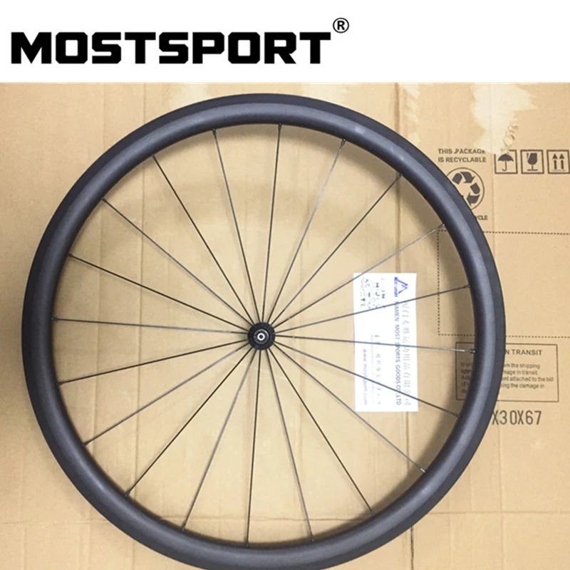 MOSTSPORT 35 мм клинчерные/бескамерные готовые углеродные колеса с прямым вытяжным DT