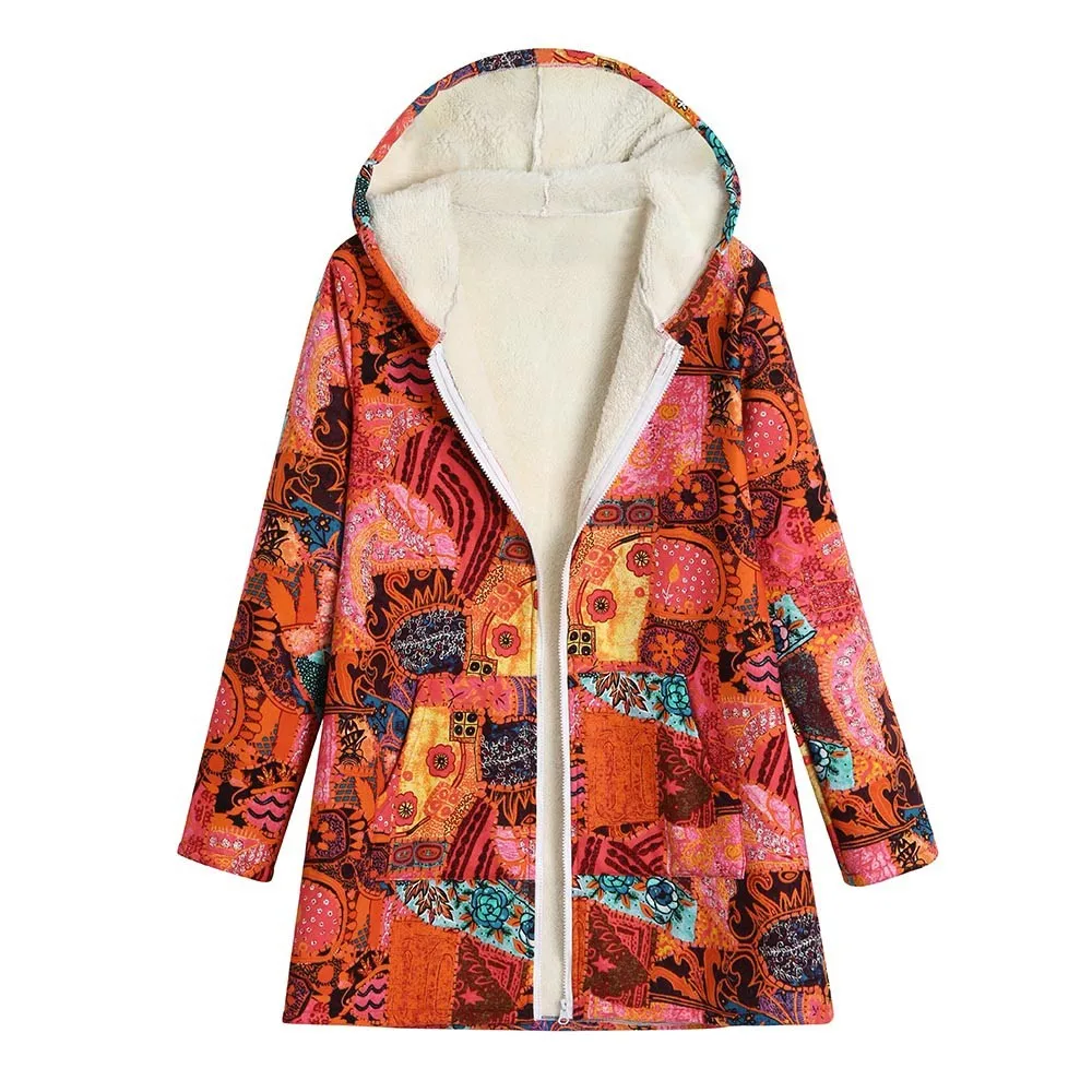 Женская хлопковая стеганая куртка в стиле ретро из пеньковой ткани большого