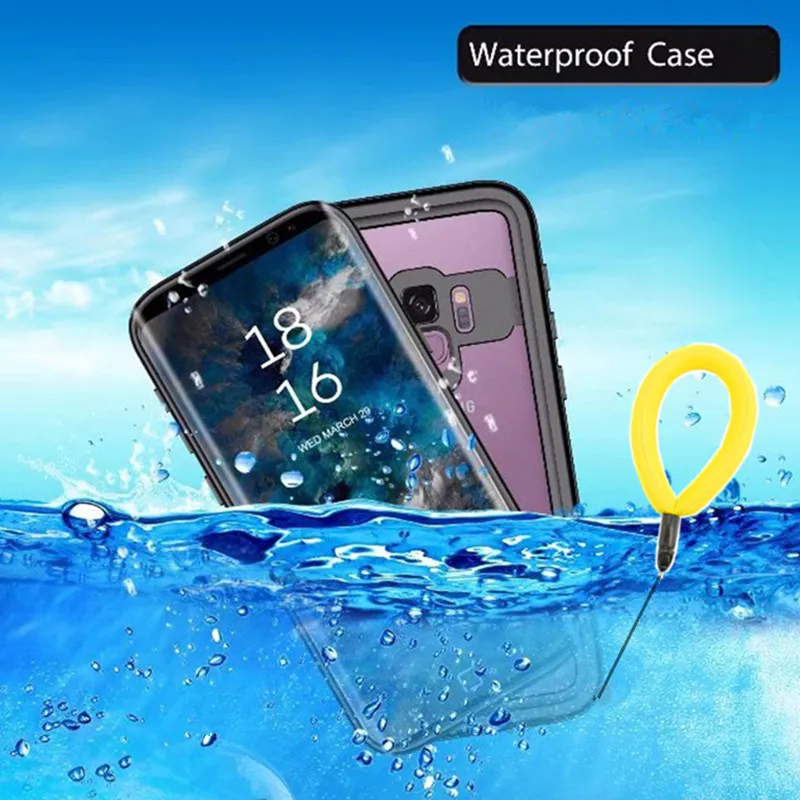 Водонепроницаемый чехол с уплотнением для Samsung galaxy S9 Plus Прочный противоударный