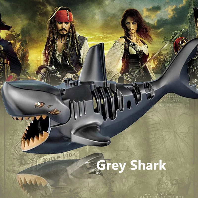 Фигурка призрака зомби Акула Пираты Карибского моря игрушки для детей PG1008 -