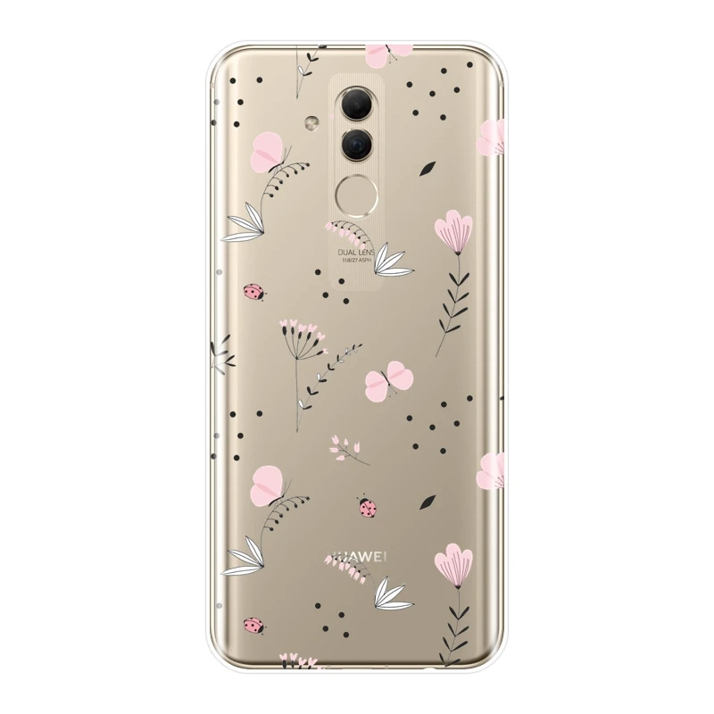 Мягкий силиконовый чехол для телефона Huawei Mate 20 10 9 Lite с изображением подсолнуха и