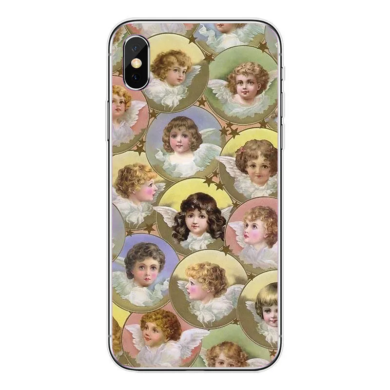 Новинка Ренессанс ангелы Fundas Мягкий ТПУ чехол для телефона для iPhone 11Pro 8 7 Plus 6 6S Plus X XS MAX 5 5S SE XR 10 11Pro MAX чехол