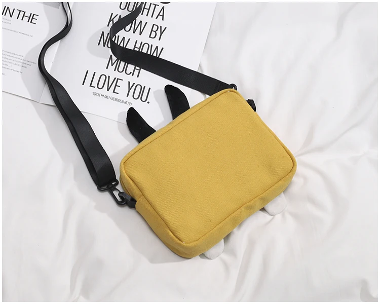 Японская сумка с персонажами аниме каваи милая девочка дети ухо смайлик лицо