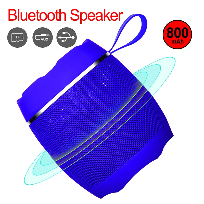 

Portable Wireless Bluetooth Speaker Stereo Audio Receiver Mini 4.2 Speakers for Xiaomi Phone MP3 Player with TF Card