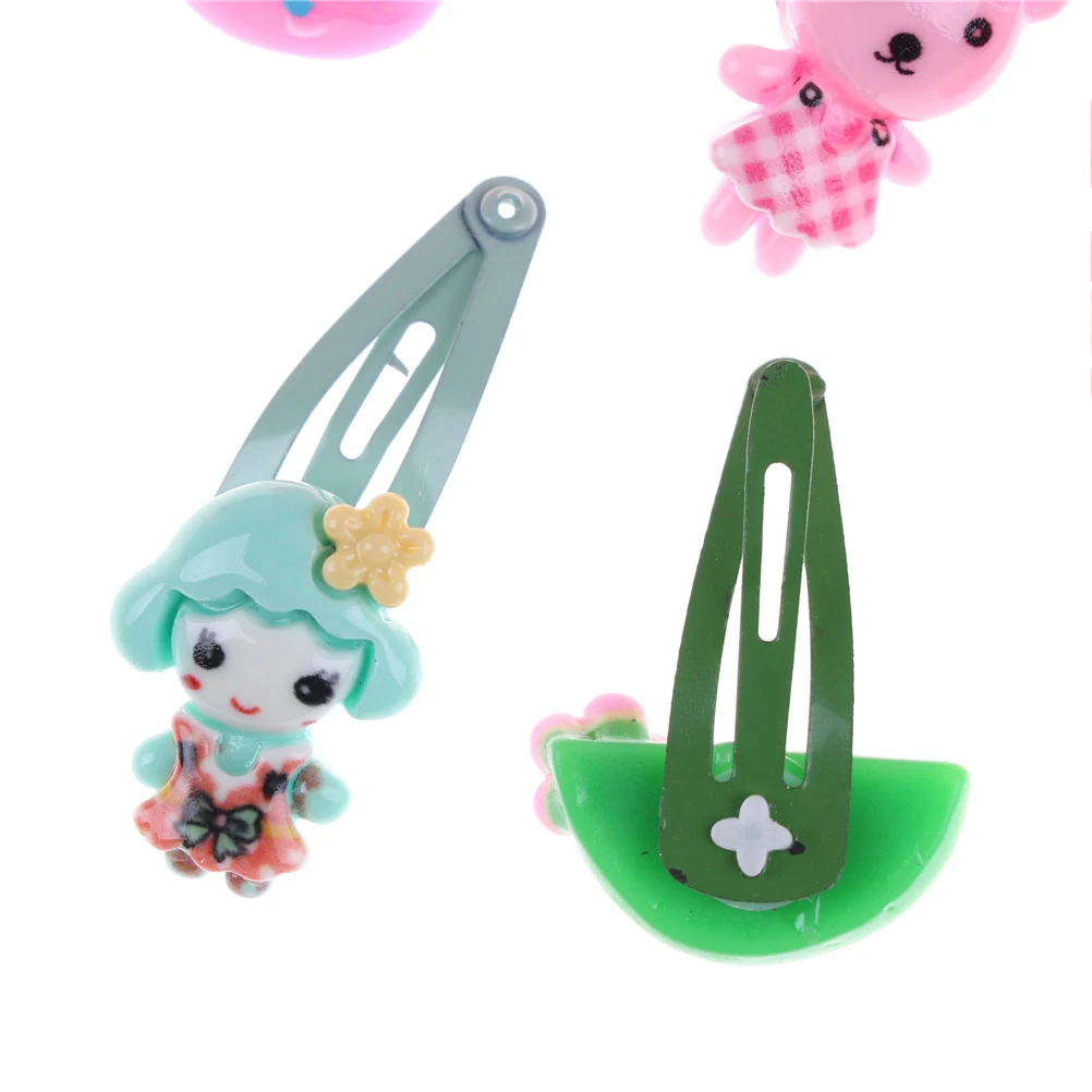 New 10pcs Mixed Assorted Baby Kid Children Girls Cartoon Hair Pin Clips Hairpin Bow | Детская одежда и обувь