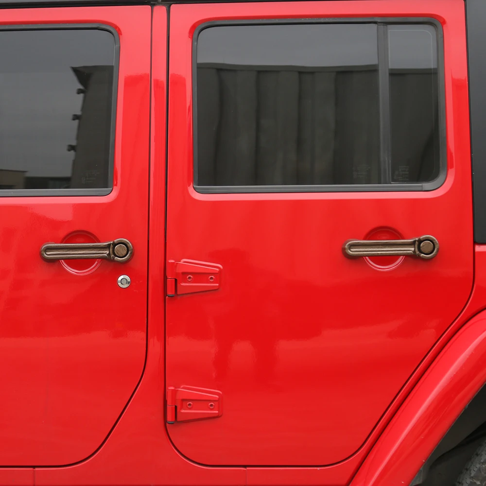 Автомобильный Стайлинг крышка для дверной ручки фоточехол Jeep Wrangler 2007 2017 4 дверные