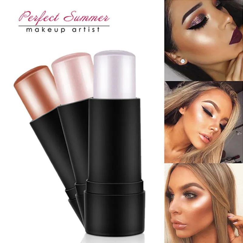 Идеальный летний мерцающий highlighter порошок кремовый серебряный золотой блеск