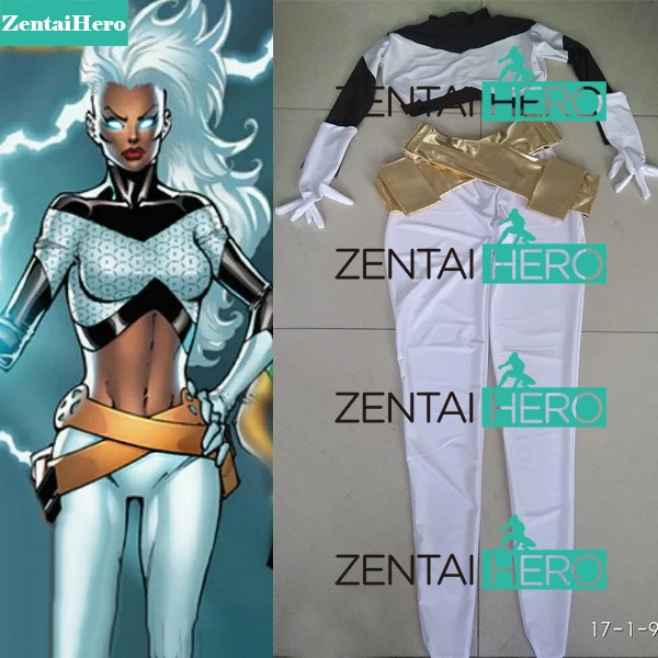 Бесплатная доставка новинка сексуальные женские костюмы для косплея X Men Storm