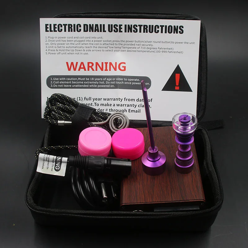 Электрический dab Enail комплект Gr2 titanium quartz лак для ногтей PID TC цифровой коробка