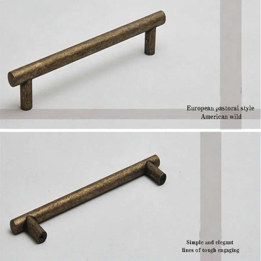 2 шт./лот 155 мм Длина твердый цинковый сплав мебельная ручка для ящика шкафа