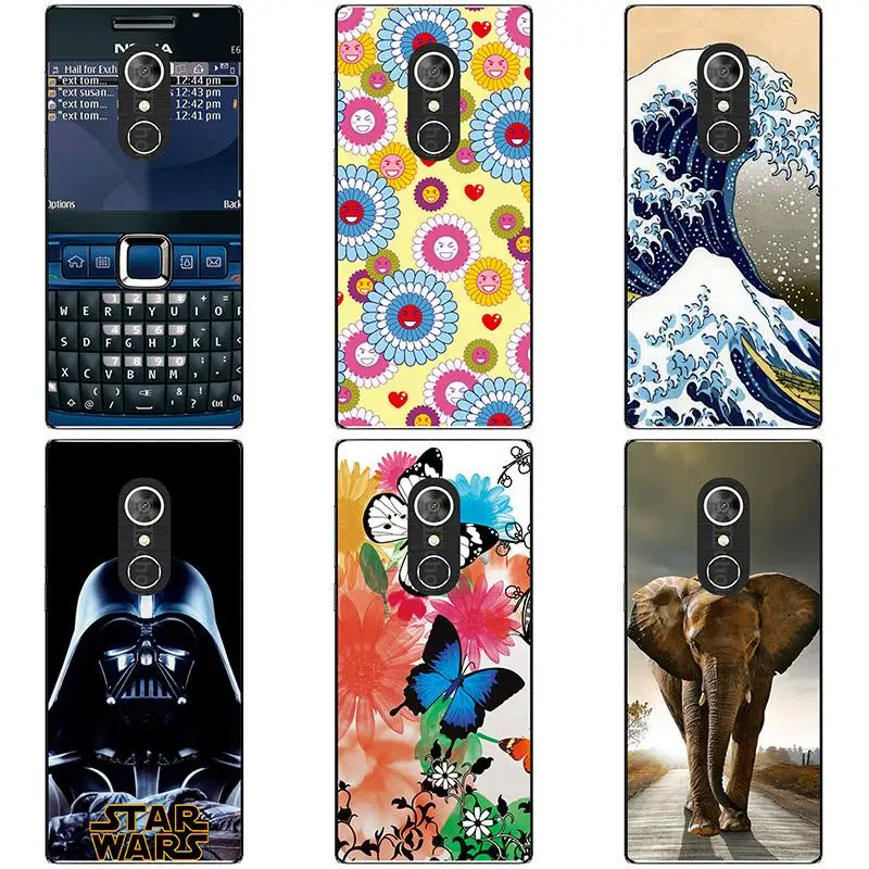 Мягкий силиконовый чехол для телефона Alcatel 5 5086A 5086Y 5086D корпус с рисунком дизайн