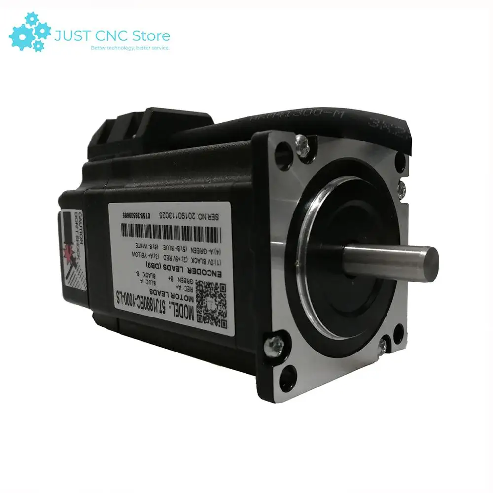 JMC Nema 57 шаговый двигатель двухфазный замкнутый цикл J1880EC 1000 статический крутящий