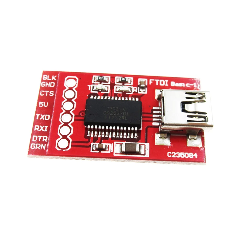 FT232RL плата FT232 FTDI USB 3 V 5 к TTL модуль последовательного адаптера мини порт кабель для