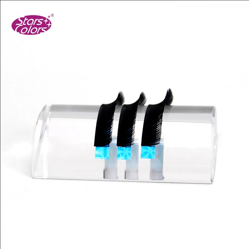 

semi-circle Transparent Crystal bridge eyelash holder for eyelash extention grafting or Glue placing